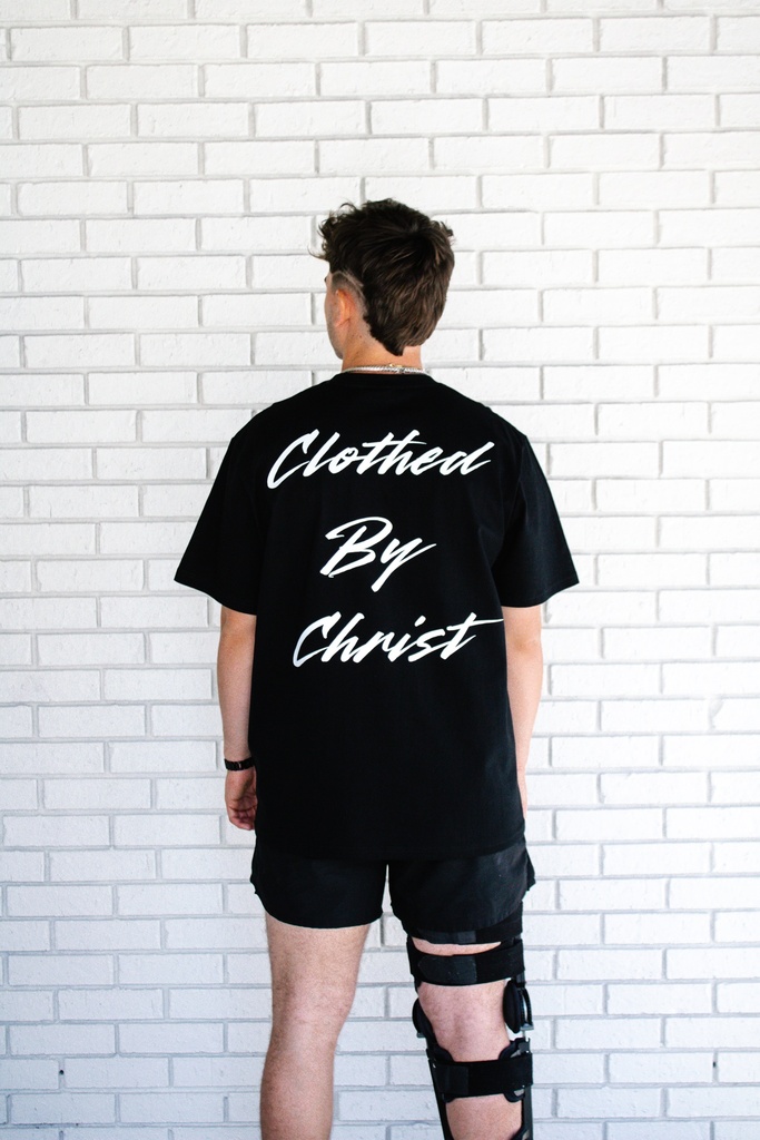 Clothed By Christ Shirt(Black)