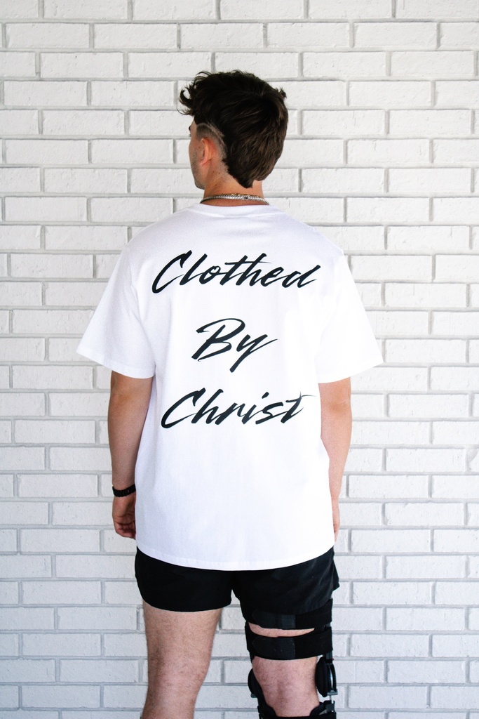 Clothed By Christ Shirt(White)