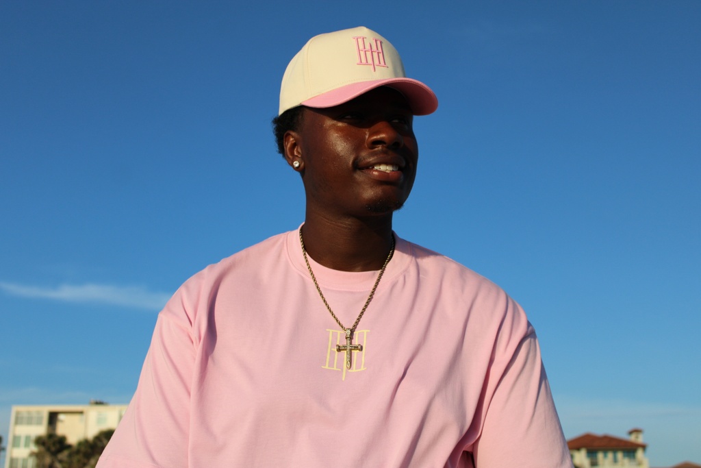 His Image Logo Hat (Pink)